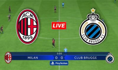 Ac Milan Vs Club Brugge Champions League Match