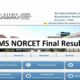 Aiims Norcet 7 Results Announcement