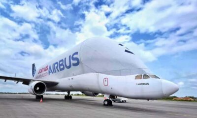 Airbus Beluga Xl At Kolkata Airport