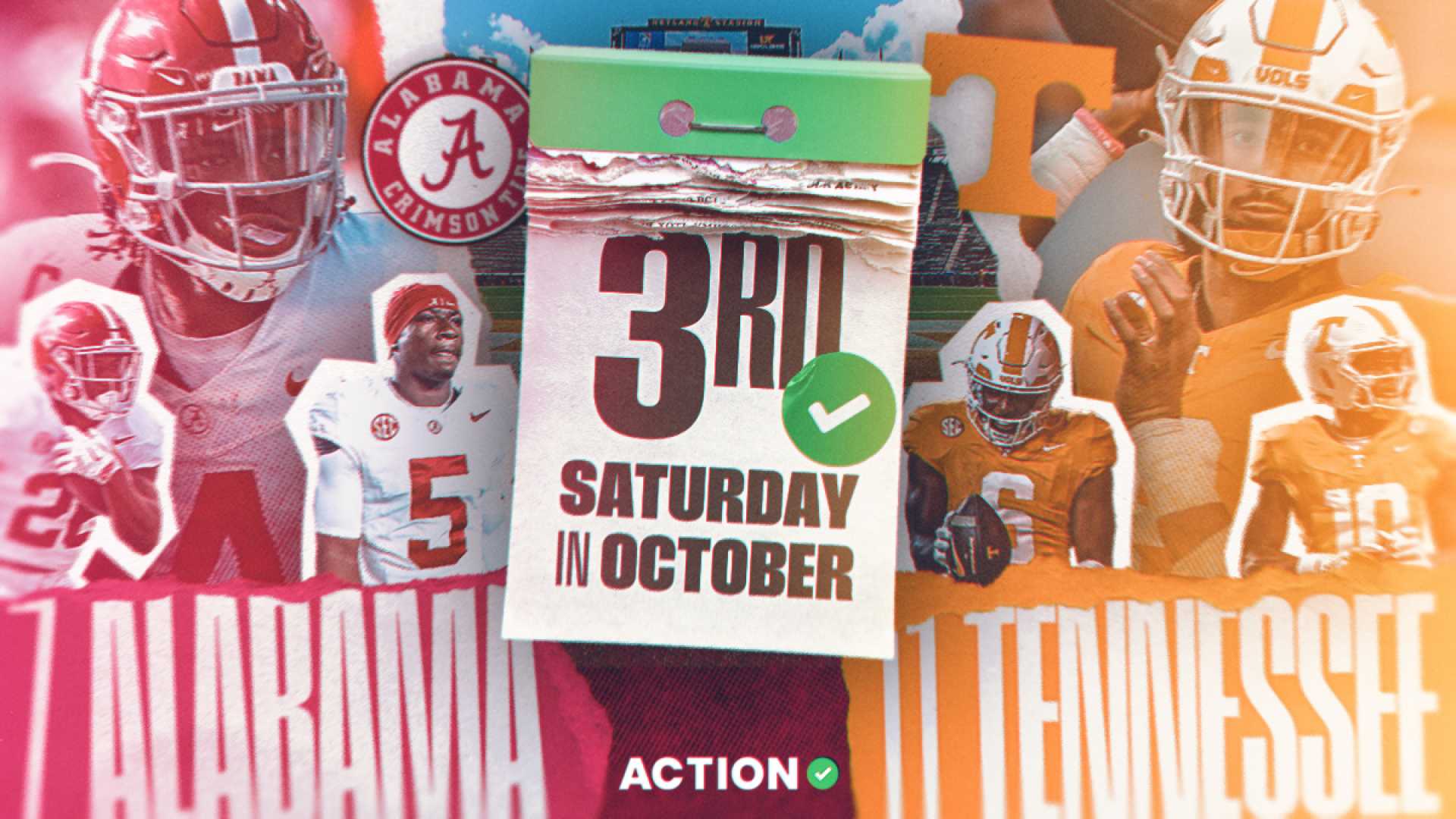 Alabama Crimson Tide Vs Tennessee Volunteers Football Game