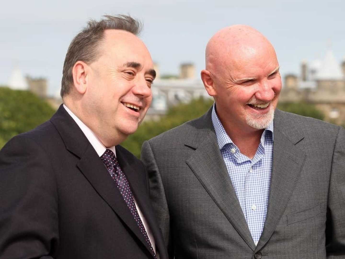 Alex Salmond Sir Tom Hunter