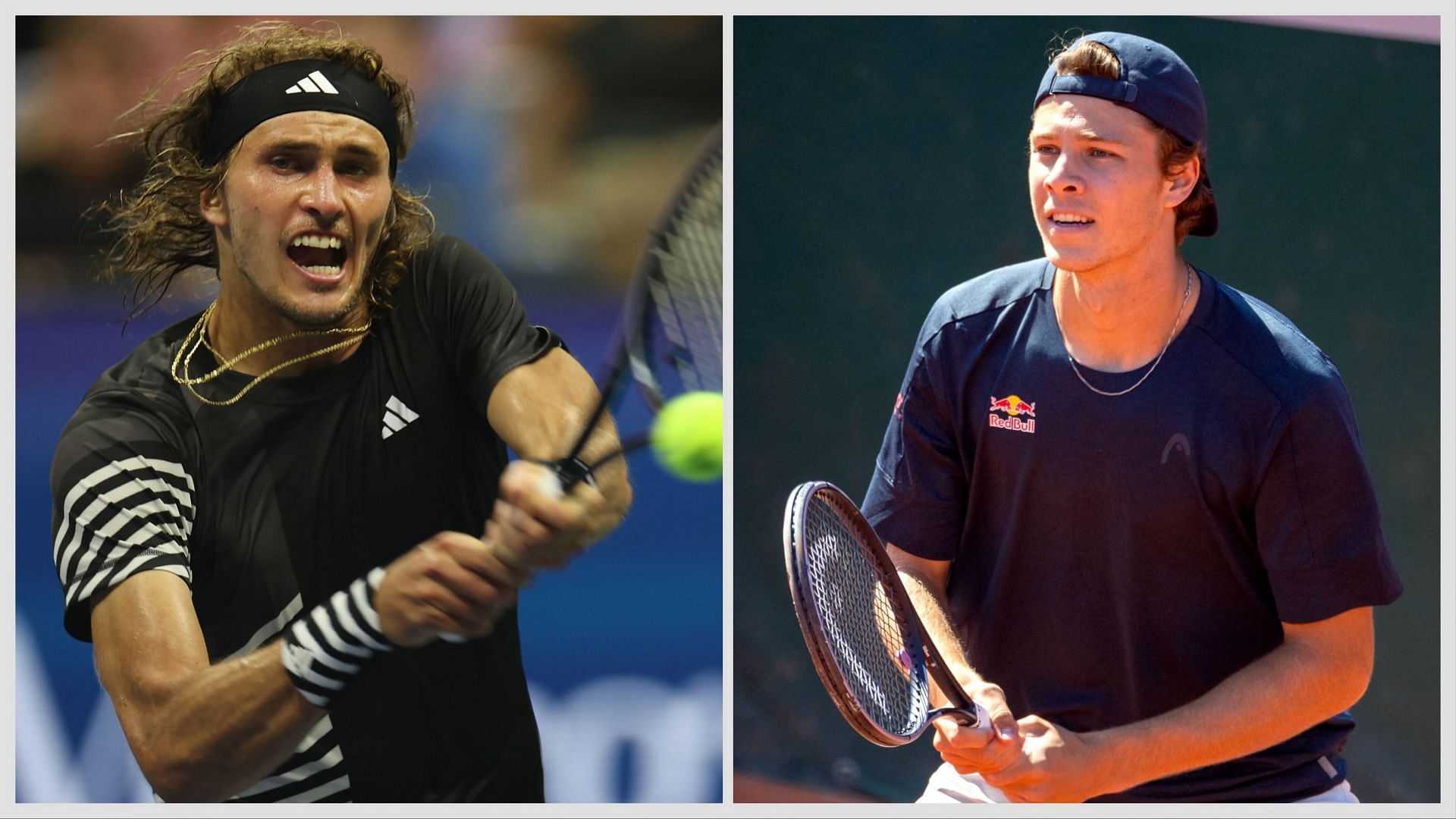 Alexander Zverev And Joel Schwaerzler At Erste Bank Open 2024