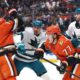 Anaheim Ducks Vs San Jose Sharks Hockey Game