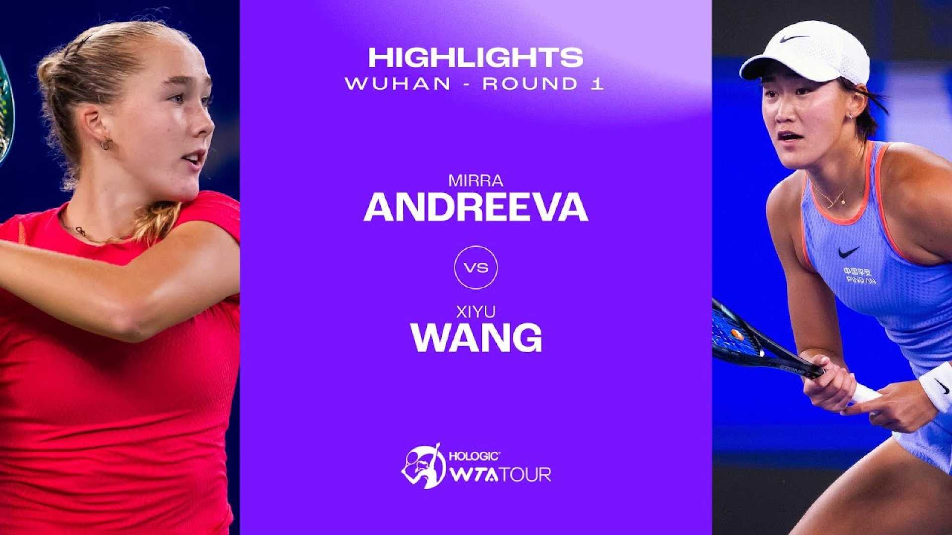 Andreeva Sisters Wuhan Open Tennis