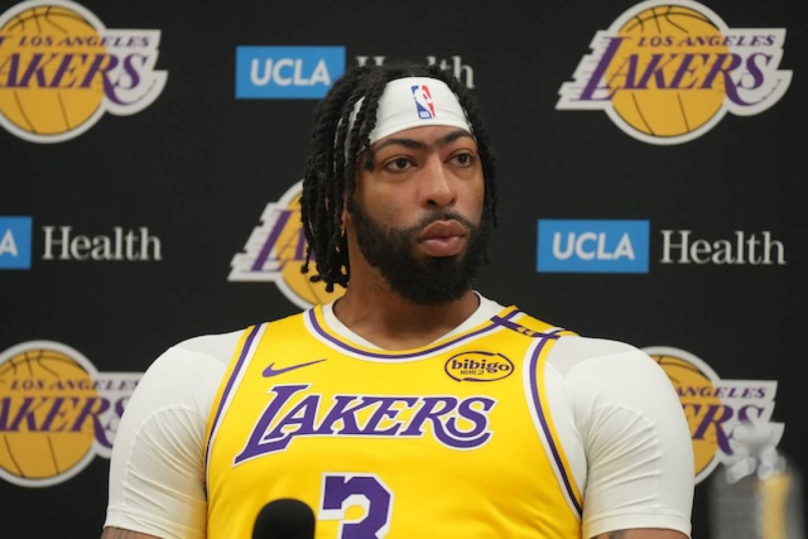 Anthony Davis Los Angeles Lakers Practice 2024 25 Season