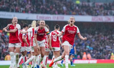 Arsenal Vs Chelsea Wsl Match At Emirates Stadium