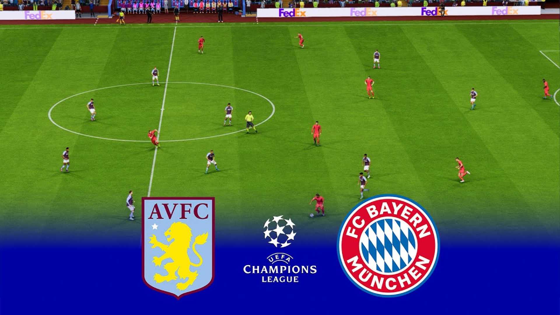 Aston Villa Vs Bayern Munich Champions League