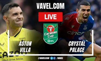 Aston Villa Vs Crystal Palace Efl Cup Match