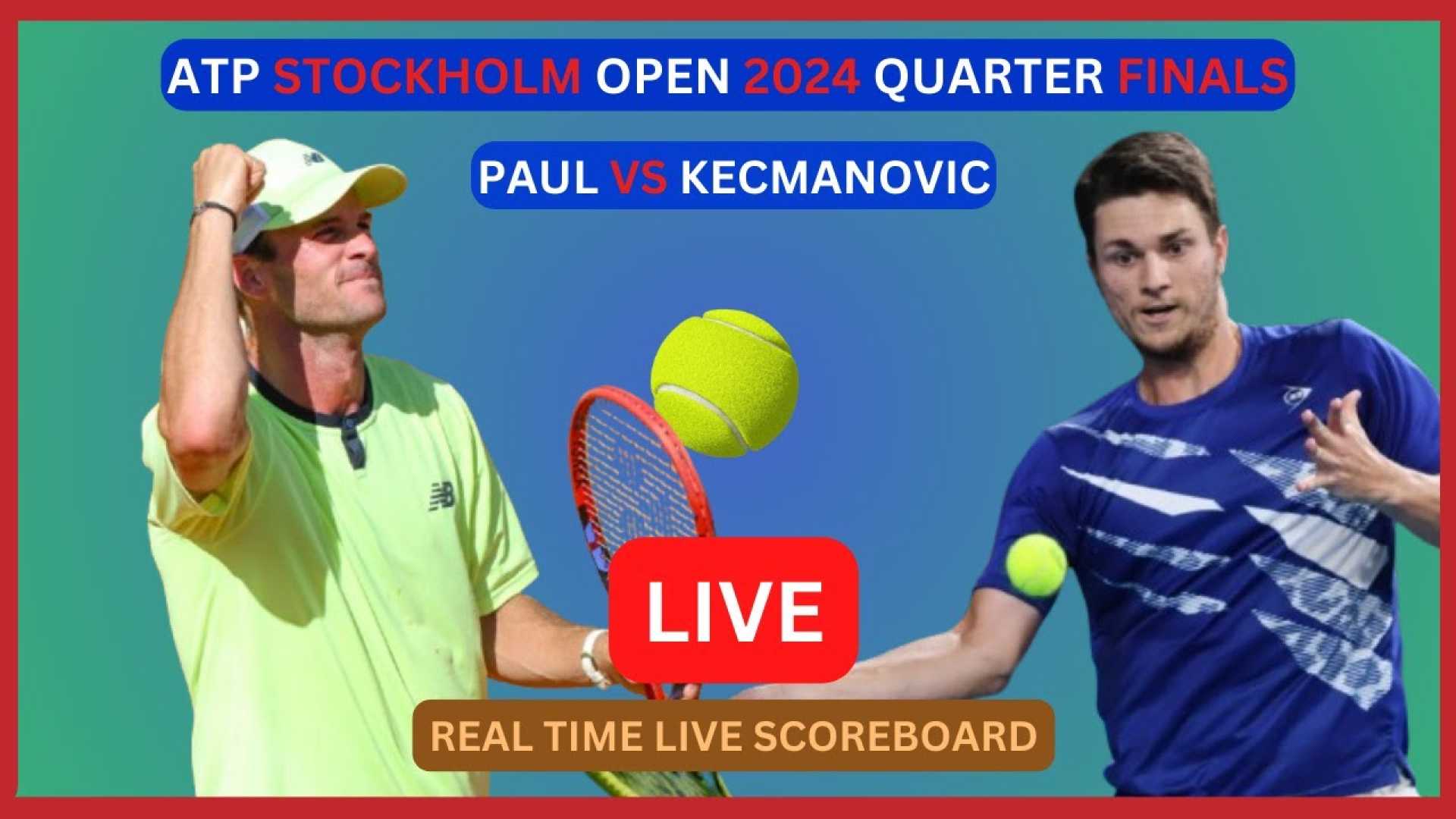 Atp Stockholm Open Quarterfinals 2024