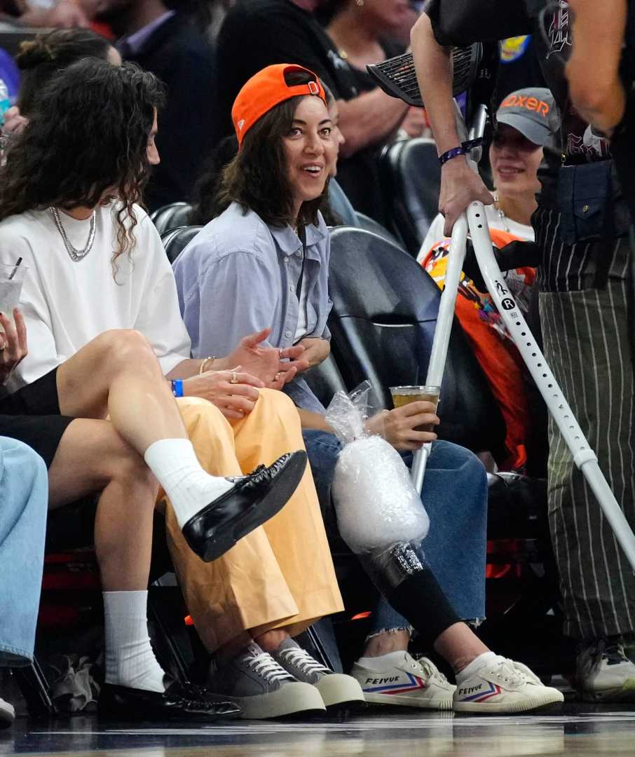 Aubrey Plaza At Wnba Game