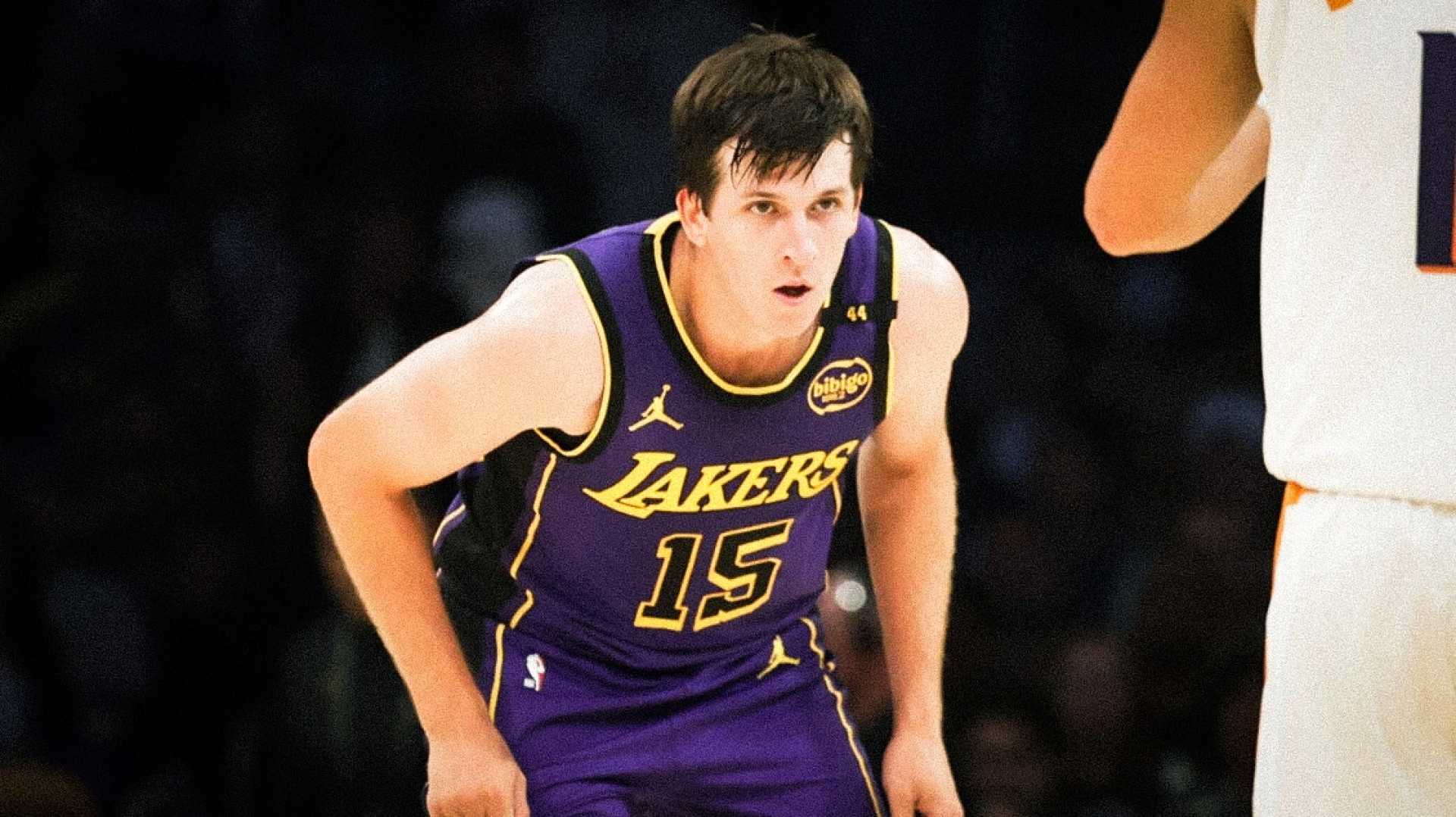 Austin Reaves Playing For The Los Angeles Lakers