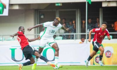 Austine Eguavoen And Victor Boniface In A Football Match