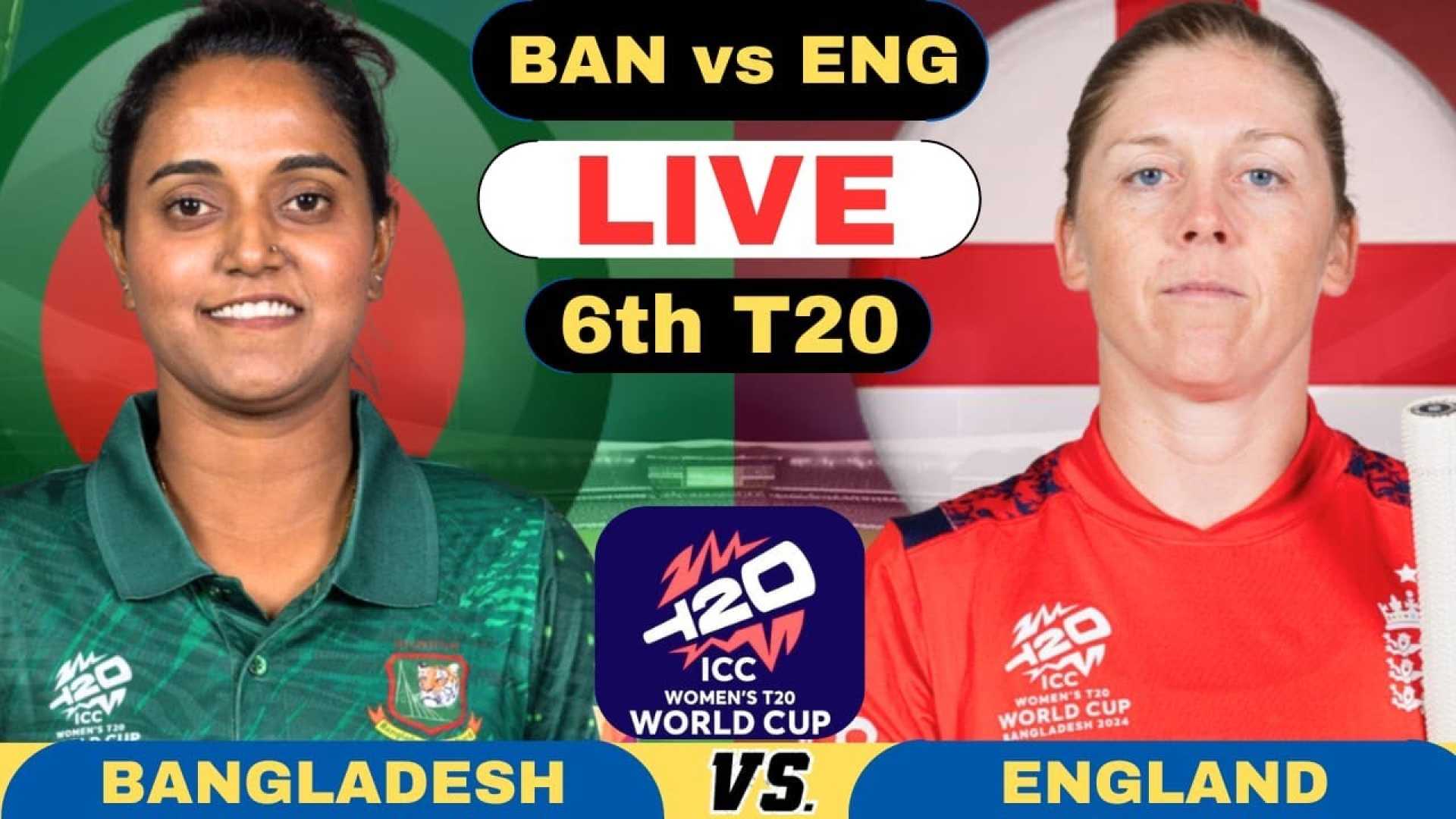 Bangladesh Vs England Women's T20 World Cup 2024