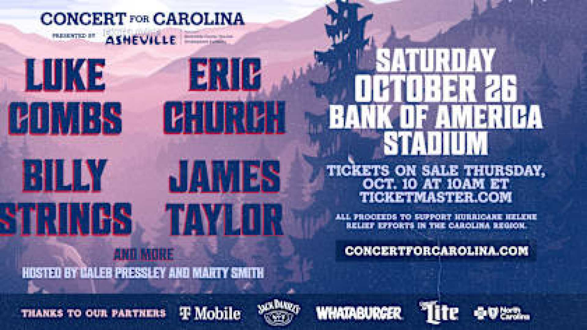 Bank Of America Stadium Concert For Carolina