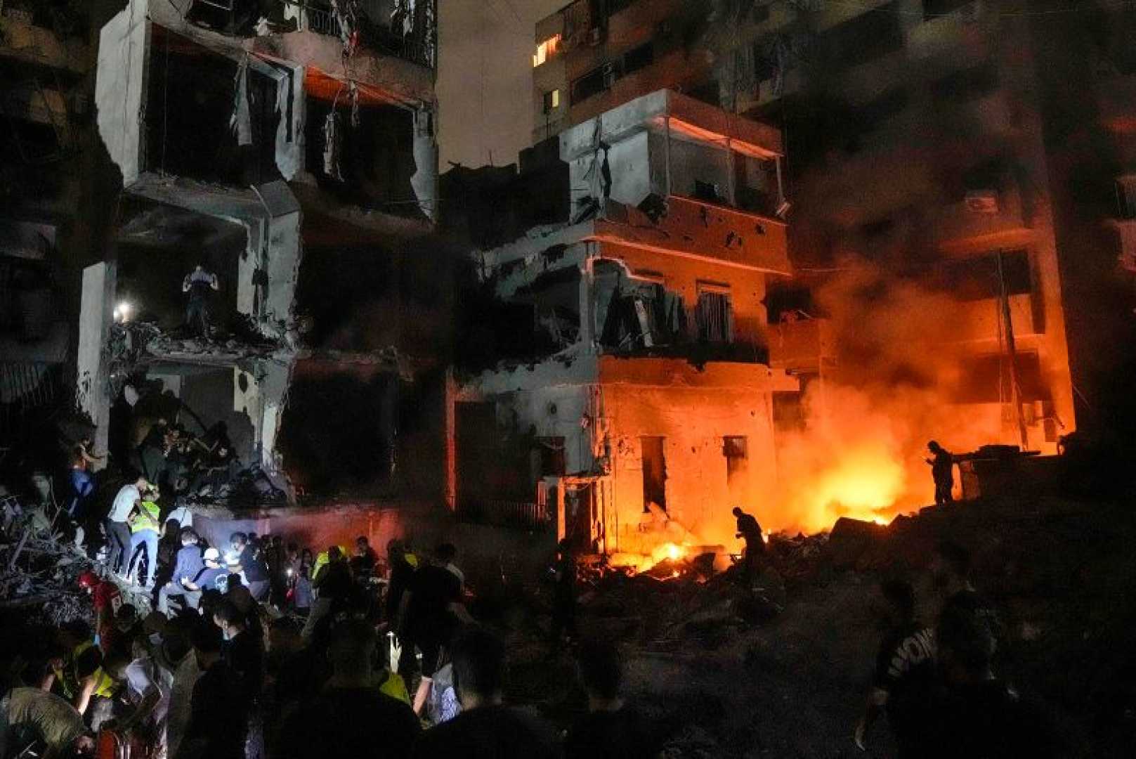 Beirut Airstrikes Destruction