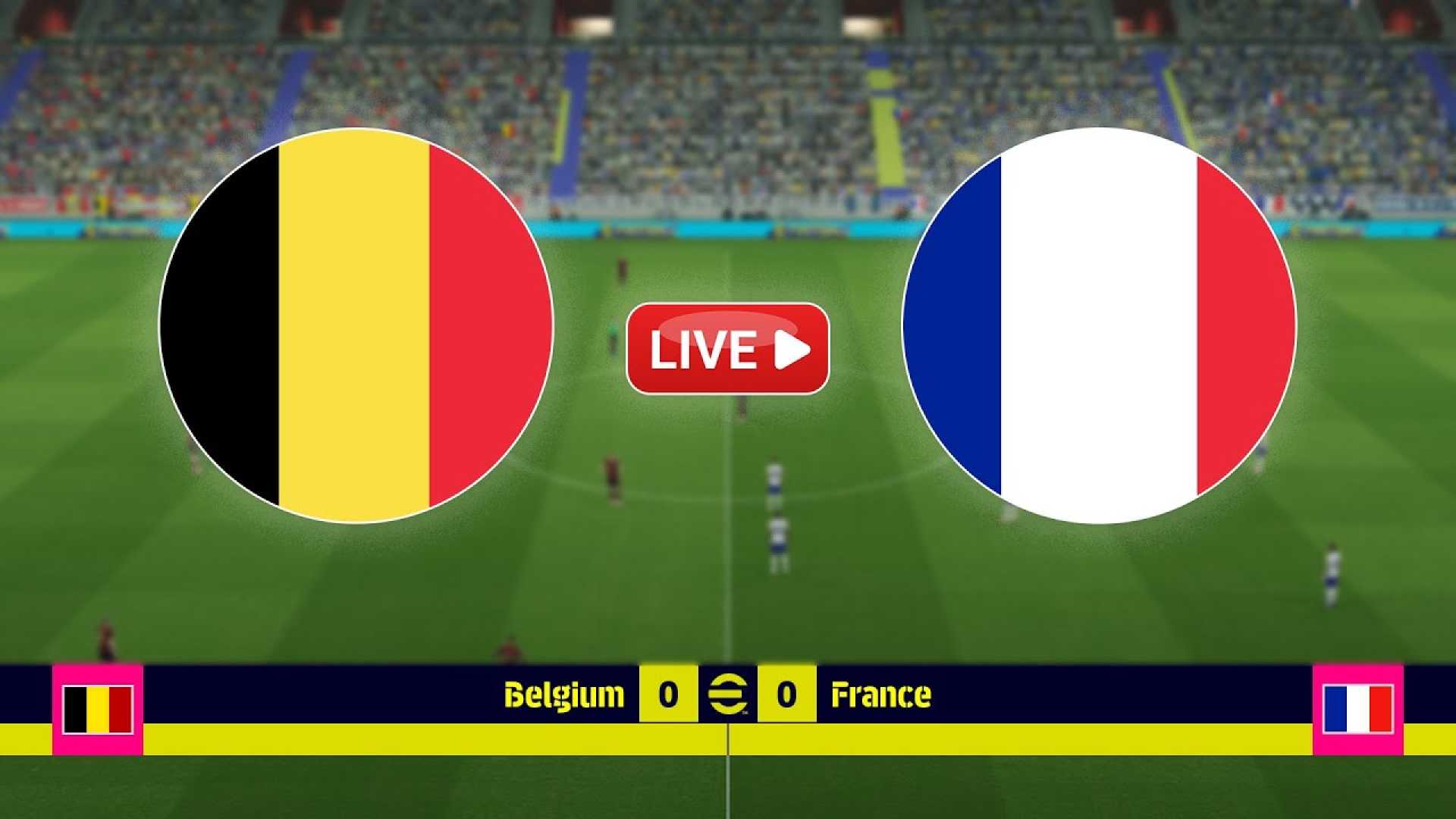 Belgium Vs France Nations League Match