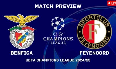 Benfica Vs Feyenoord Champions League Match