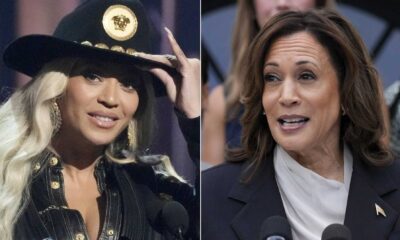 Beyoncé And Kamala Harris At Campaign Rally