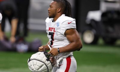 Bijan Robinson Atlanta Falcons Practice Injury