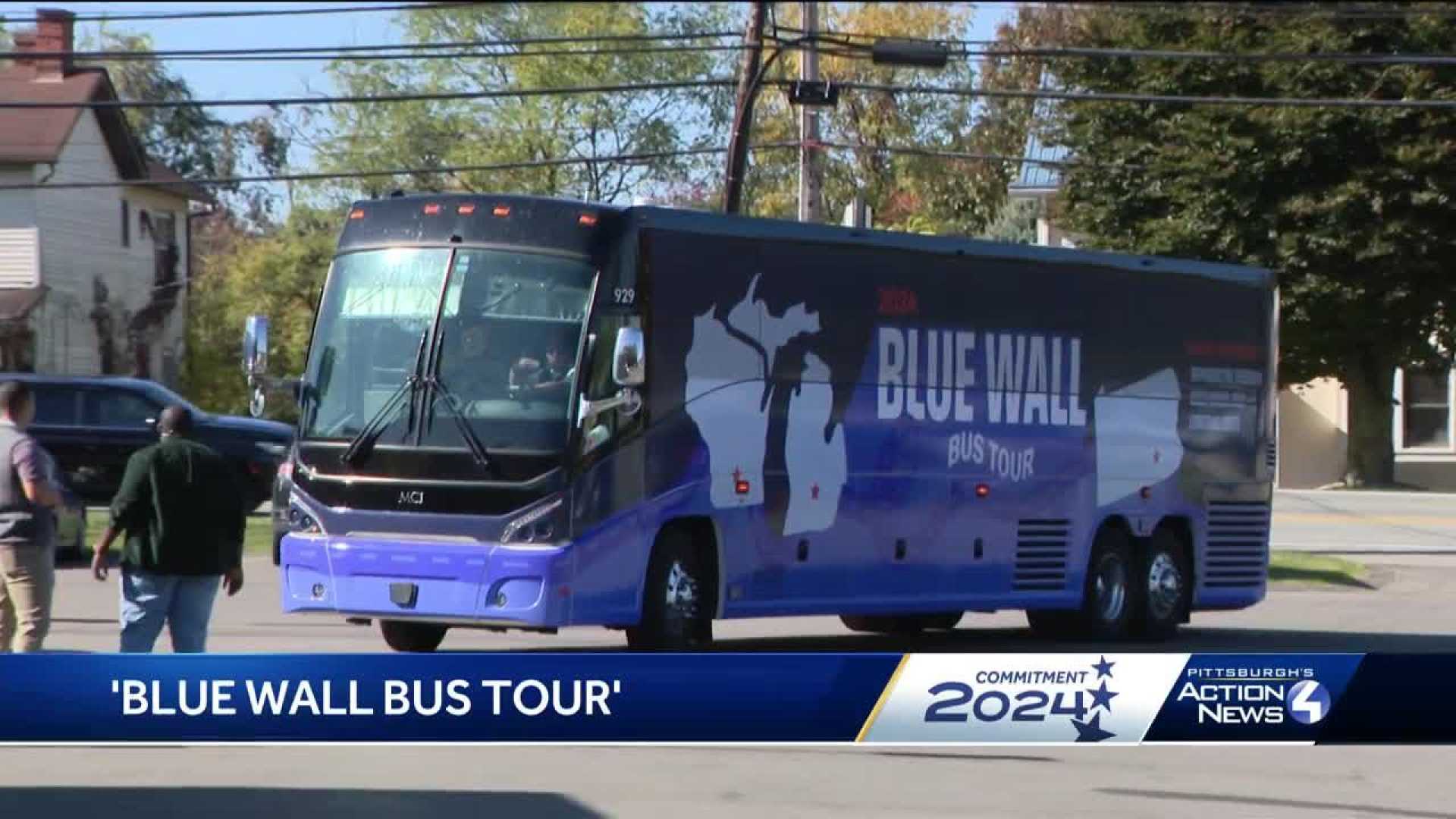 Billy Porter With Democratic Governors On Blue Wall Bus Tour