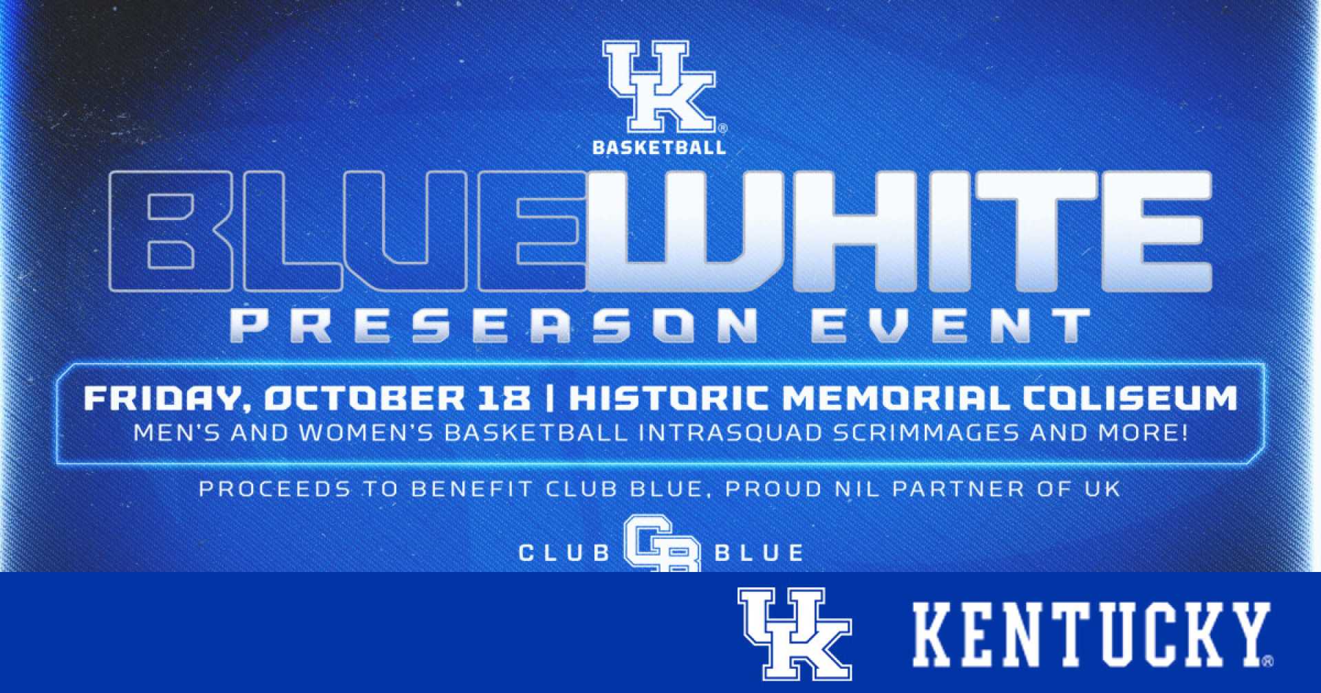 Blue White Preseason Event 2023