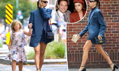 Bradley Cooper With Daughter Lea De Seine Shayk Cooper And Irina Shayk