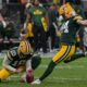 Brayden Narveson Kicking Field Goal Green Bay Packers