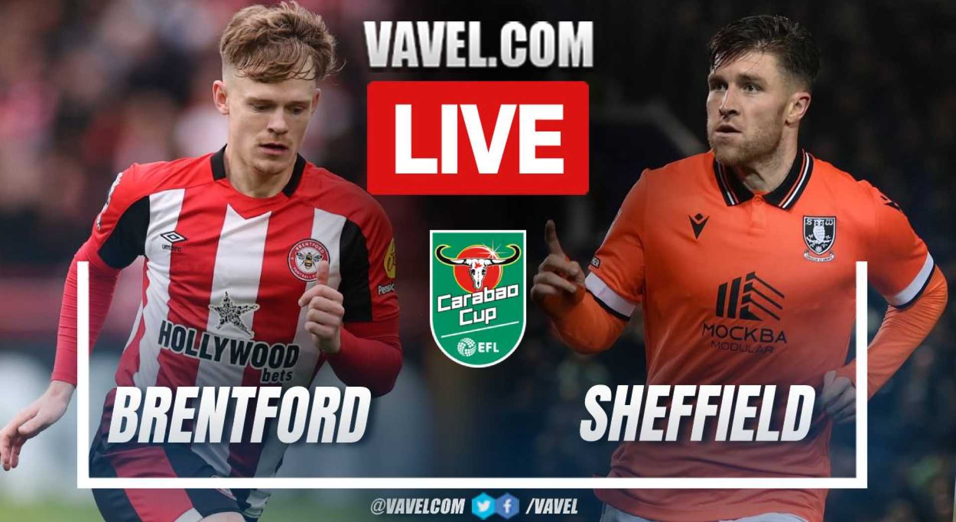 Brentford Vs Sheffield Wednesday Efl Cup Match