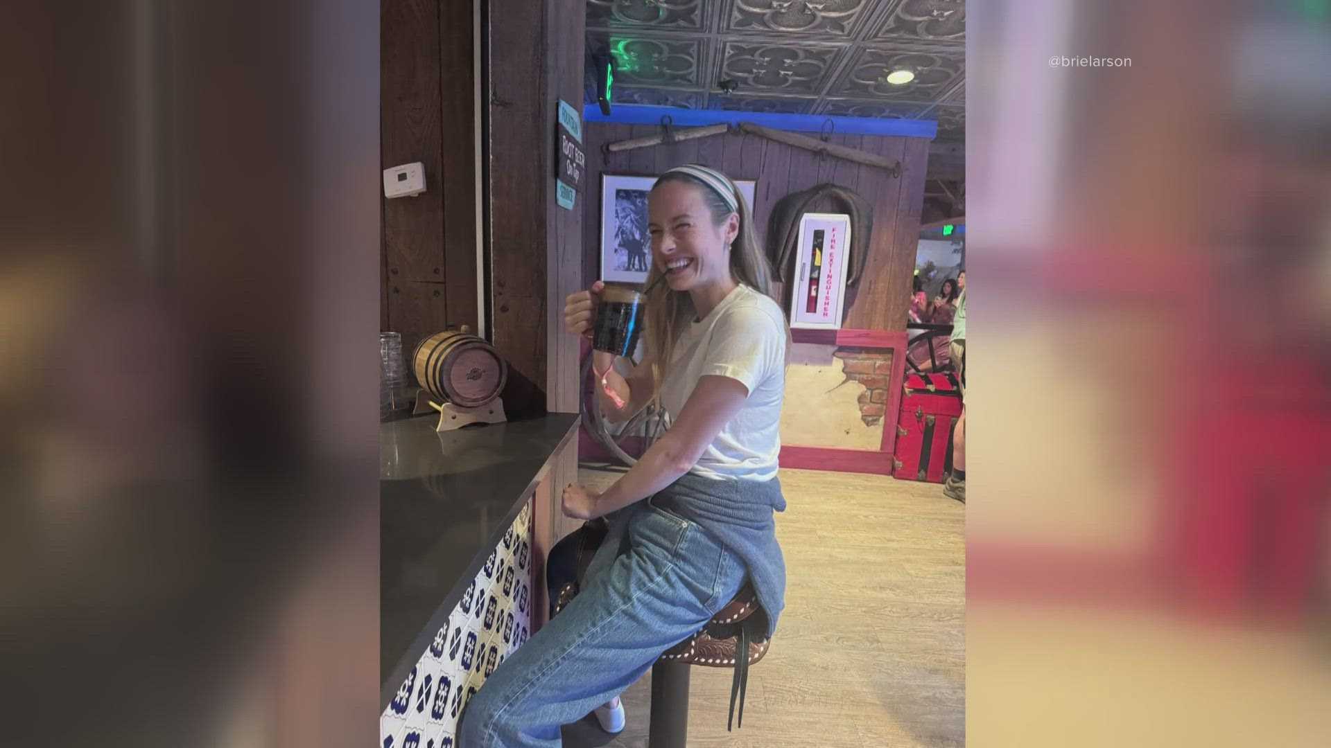 Brie Larson Casa Bonita Visit