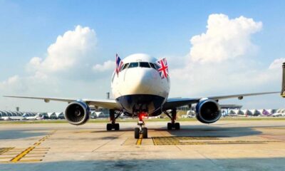 British Airways Plane Landing At Suvarnabhumi Airport