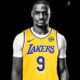 Bronny James Lakers Number 9