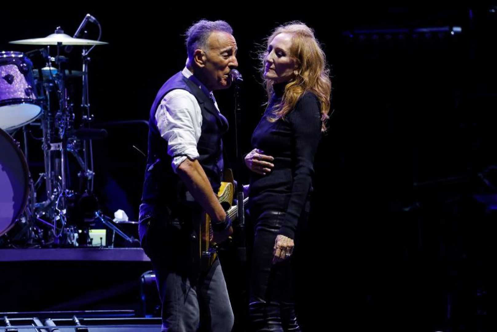 Bruce Springsteen And Patti Scialfa At A Recent Event