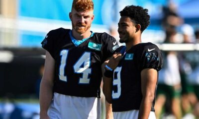 Bryce Young And Andy Dalton Carolina Panthers