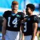 Bryce Young And Andy Dalton Carolina Panthers