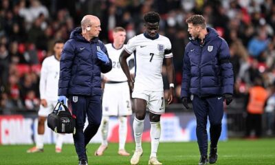 Bukayo Saka Injury Nations League