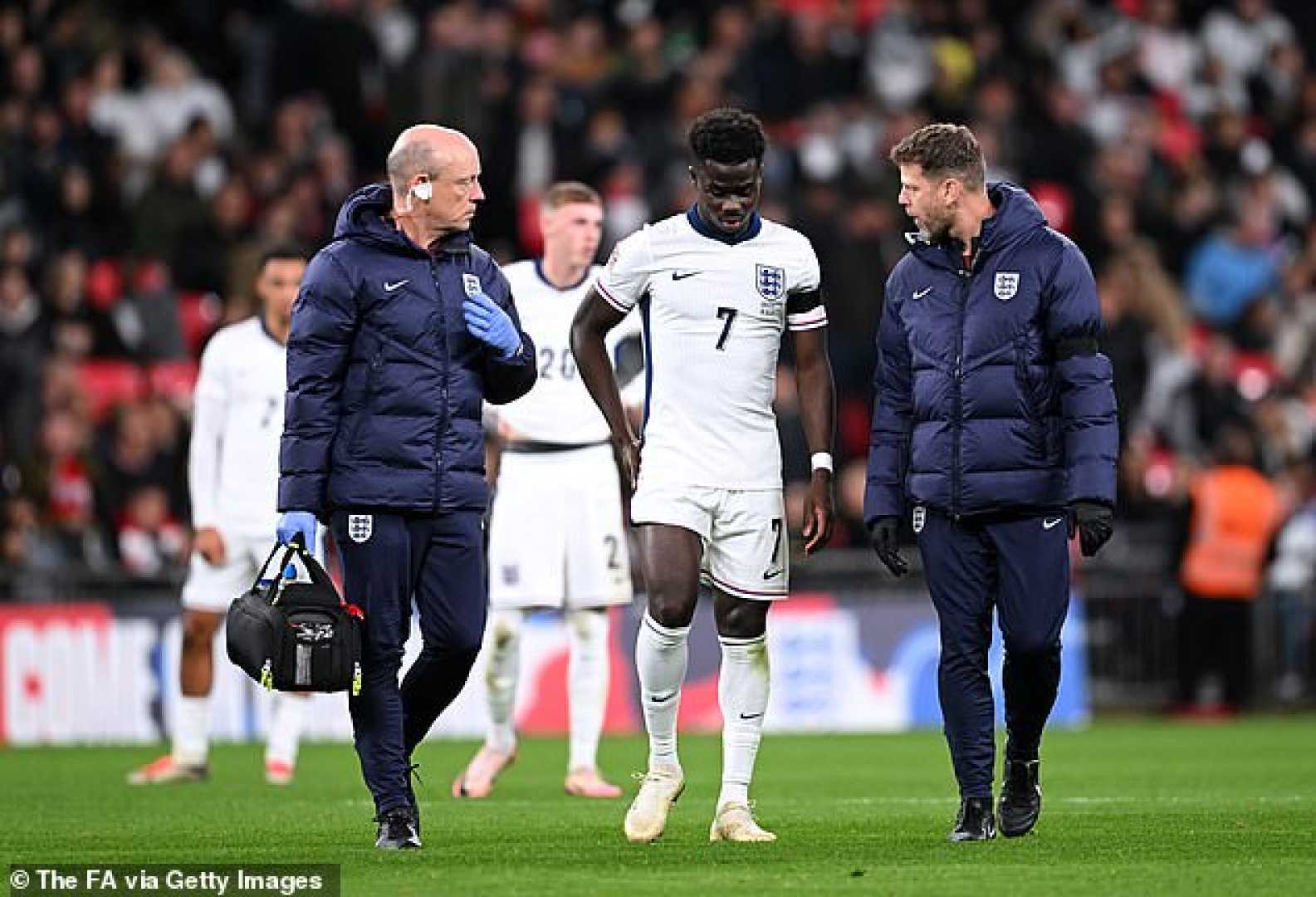 Bukayo Saka Injury Nations League