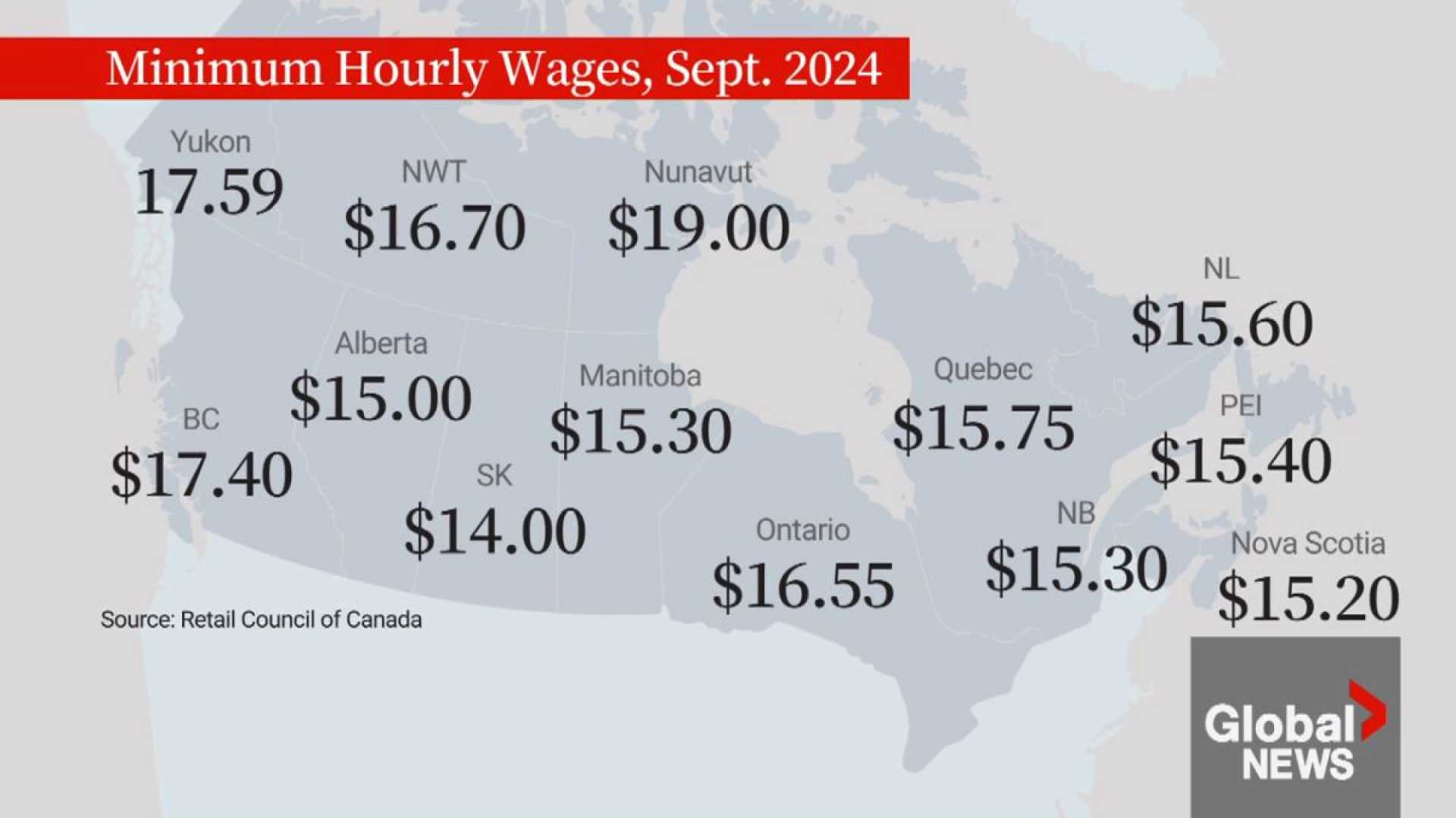 Canada Minimum Wage Increase 2024