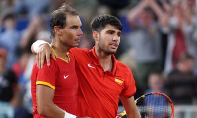 Carlos Alcaraz Vs Rafael Nadal Tennis Match