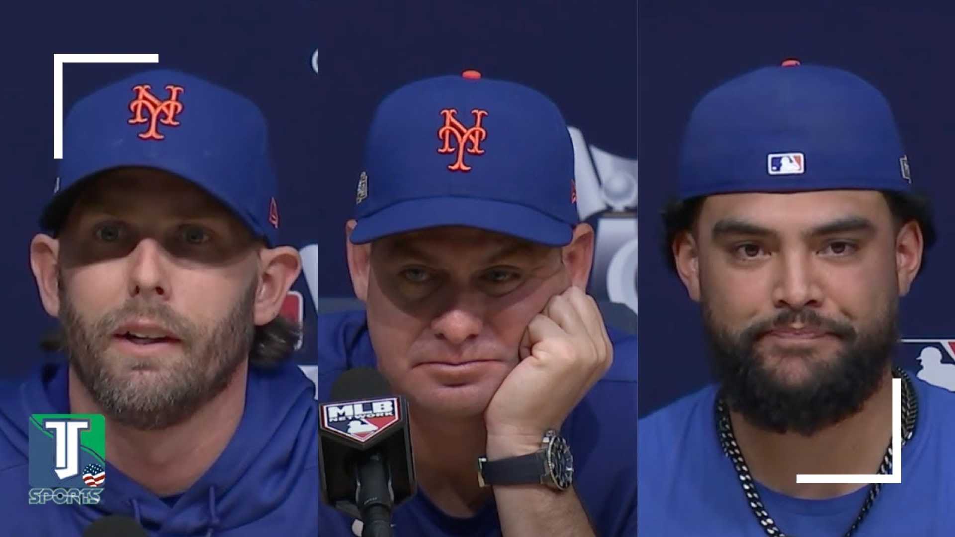 Carlos Mendoza And Jeff Mcneil Nlcs Press Conference