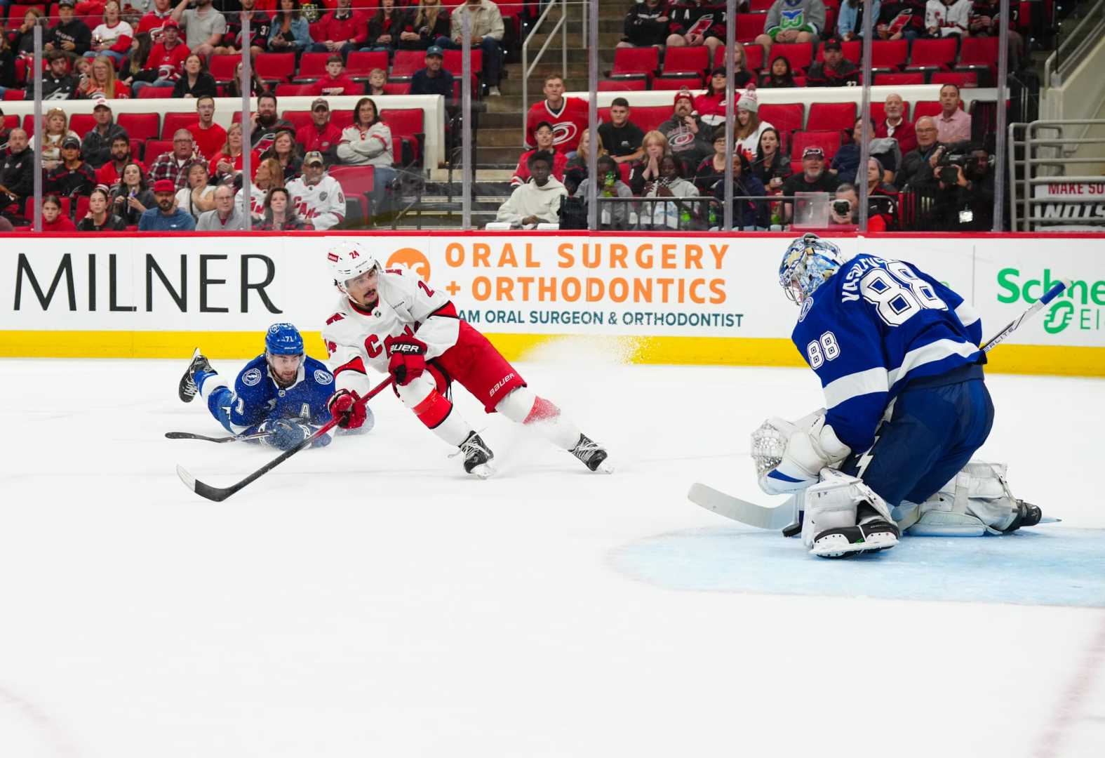 Carolina Hurricanes Vs Tampa Bay Lightning Hockey Game