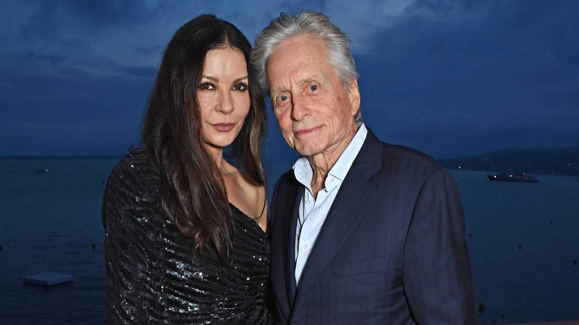 Catherine Zeta Jones And Michael Douglas Birthday Celebration