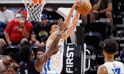 Chet Holmgren Blocking A Shot In An Nba Game