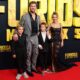 Chris Hemsworth And Elsa Pataky With Sons Sasha And Tristan On Red Carpet