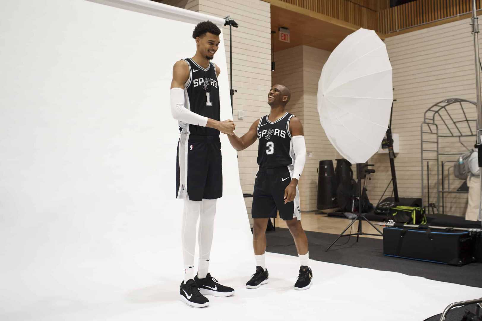 Chris Paul Assisting Victor Wembanyama