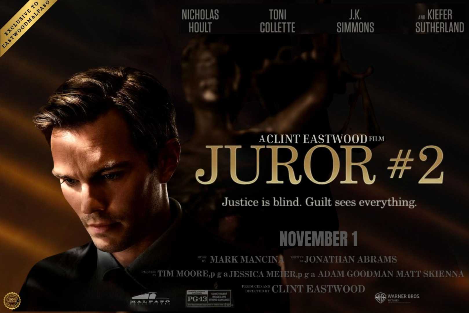 Clint Eastwood Juror #2 Movie Poster