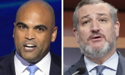 Colin Allred And Ted Cruz Campaign Rally Texas