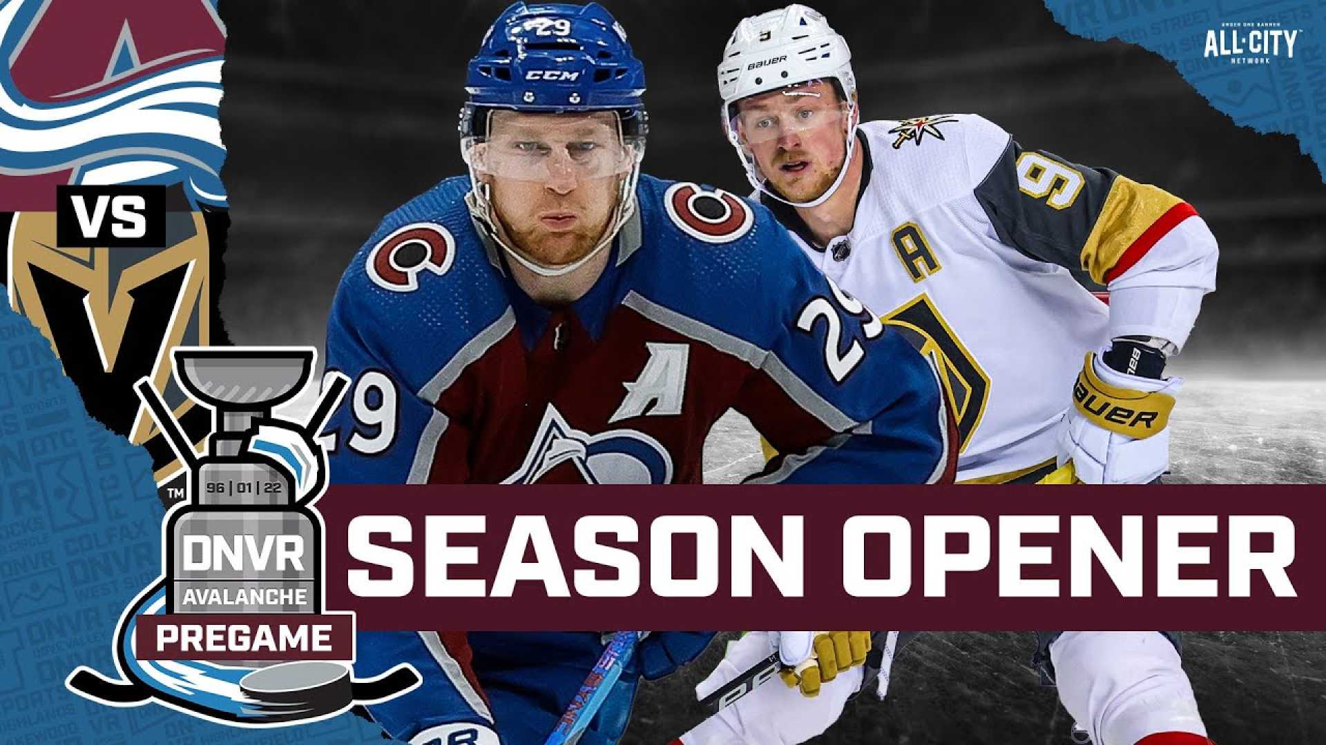 Colorado Avalanche Vs Vegas Golden Knights Hockey