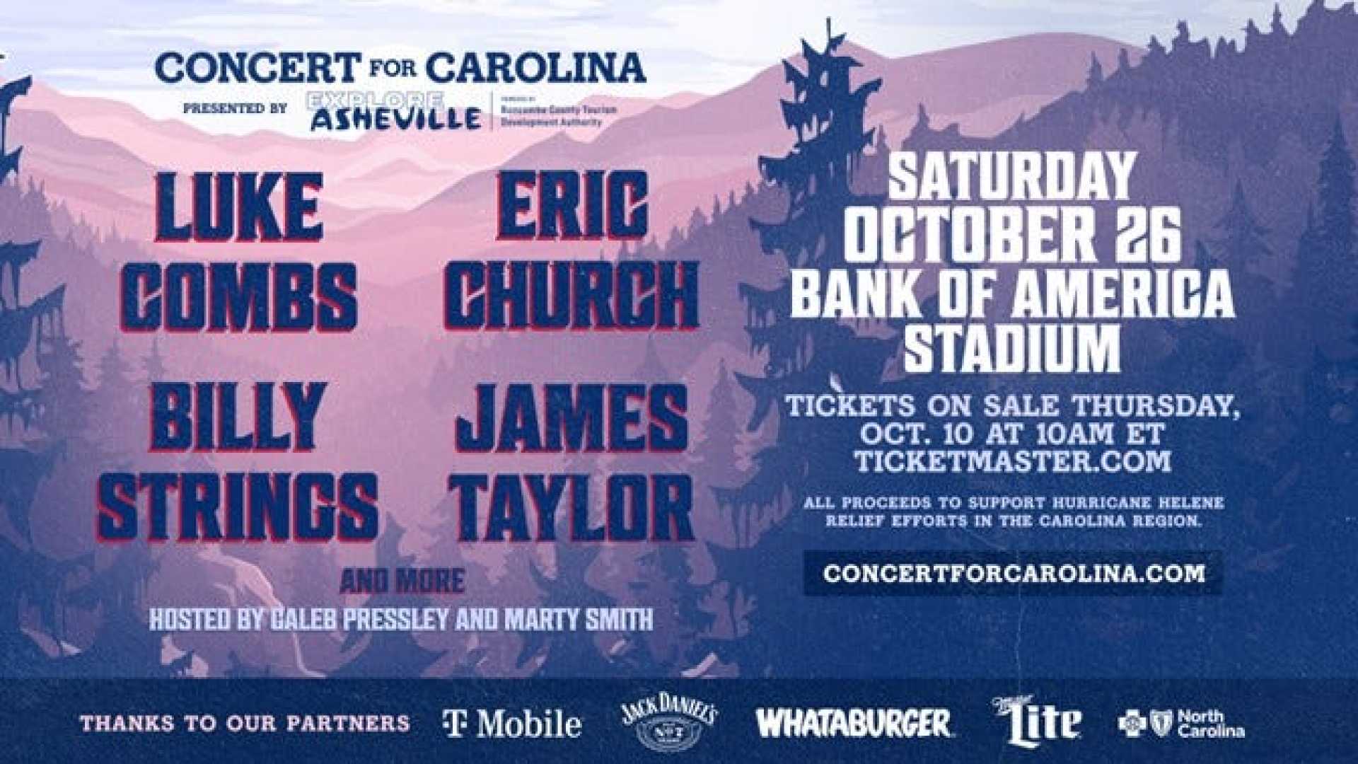 Concert For Carolina Benefit Show