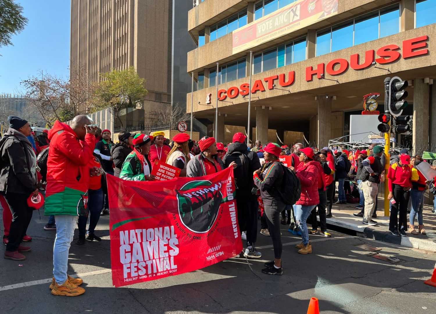 Cosatu National Strike South Africa