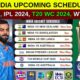 Cricket Match Schedules 2024